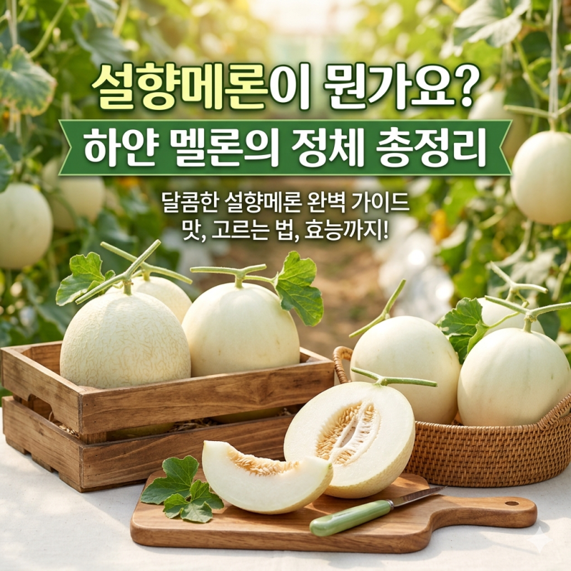 설향메론이 뭔가요? 하얀 멜론의 정체 총정리