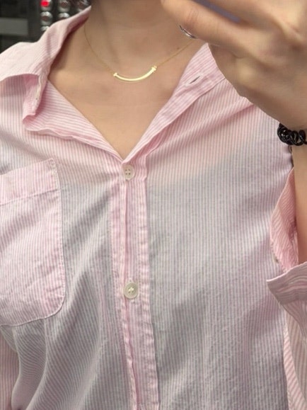 티파니 스마일목걸이 구매후기