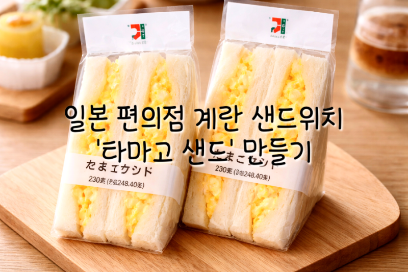 일본 7-Eleven SANDWICH 계란 샌드위치