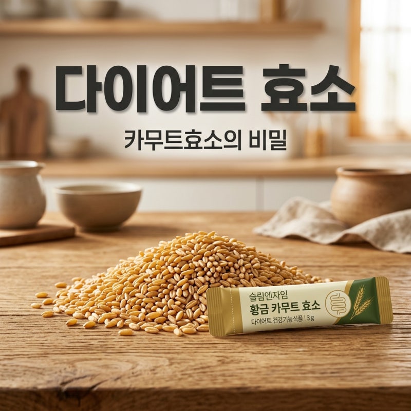 다이어트하는 사람들이 카무트효소 먹는 이유 3가지와 솔직 후기