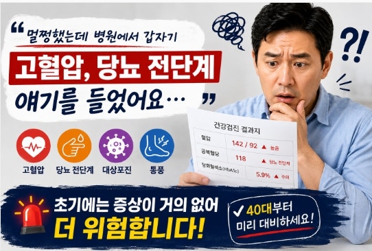 건강검진에서 많이 보이는 ‘고당대통’… 40대부터 꼭 대비해야 하는 이유