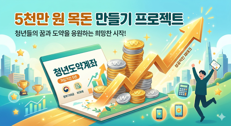 2026년 청년도약계좌 가입 조건 및 신청 기간, 가구소득부터 금리까지 완벽 가이드