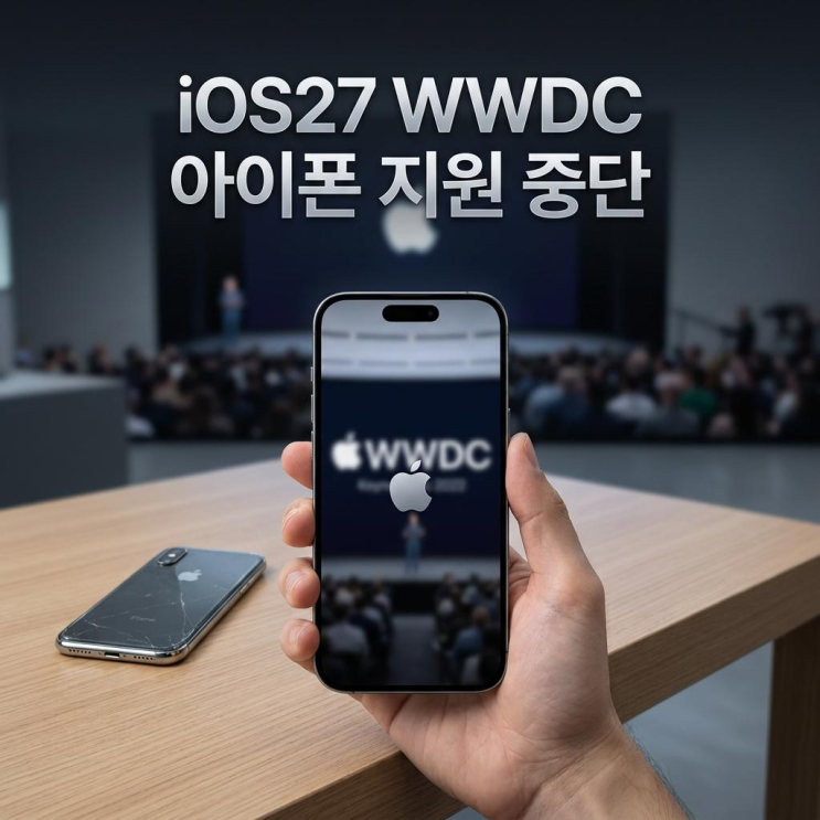  iOS27 WWDC 공개 및 아이폰 지원 중단 루머