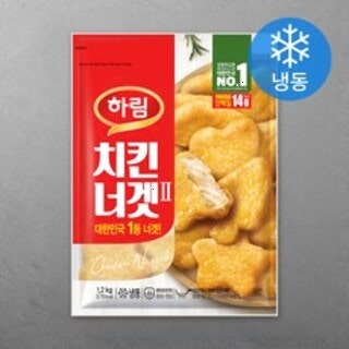  하림 치킨너겟 바삭하고 촉촉한 냉동 너겟 1.2kg - 간편 홈파티 메뉴 권장