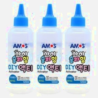  아모스 아이슬라임 액티 120ml 3개 - 지성 두피를 위한 쿨링 탄력 케어