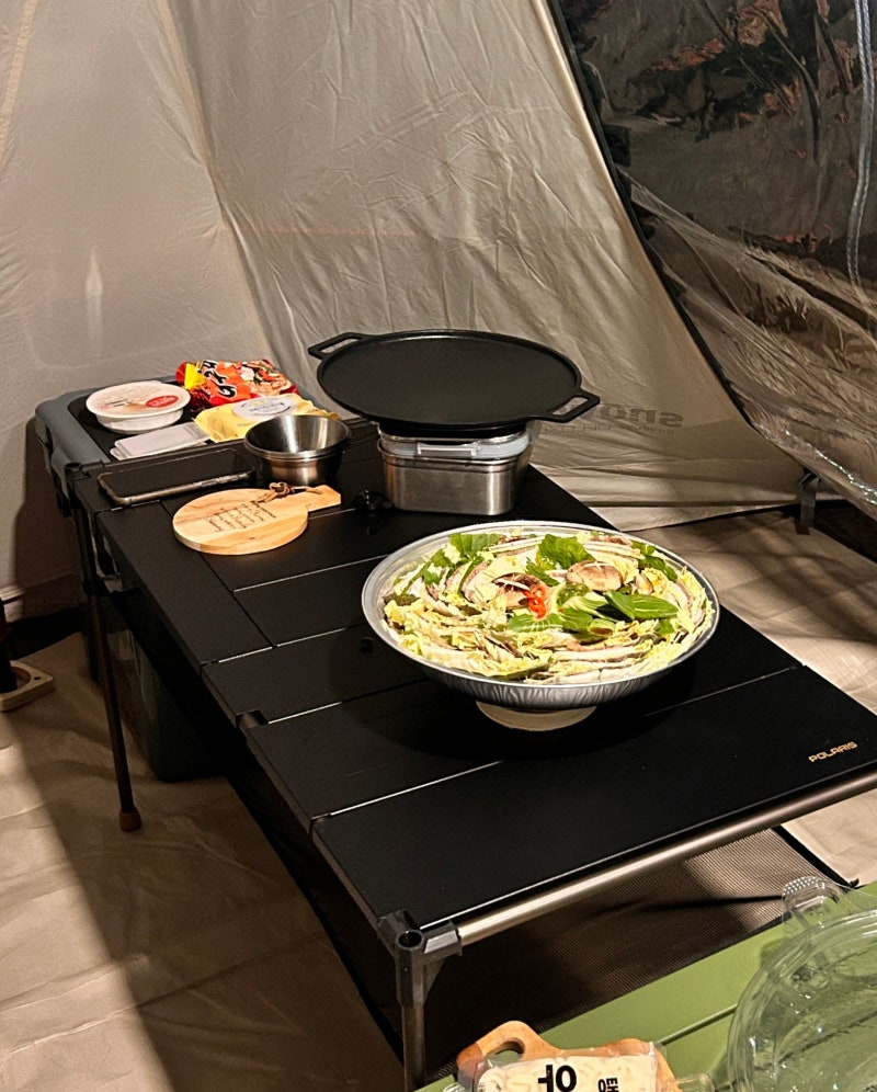 10만원대 IGT 테이블 세트 DIYㅣ폴라리스 BBQ 캠핑 테이블 활용ㅣ제라 서브 강염버너 크림ㅣ스....