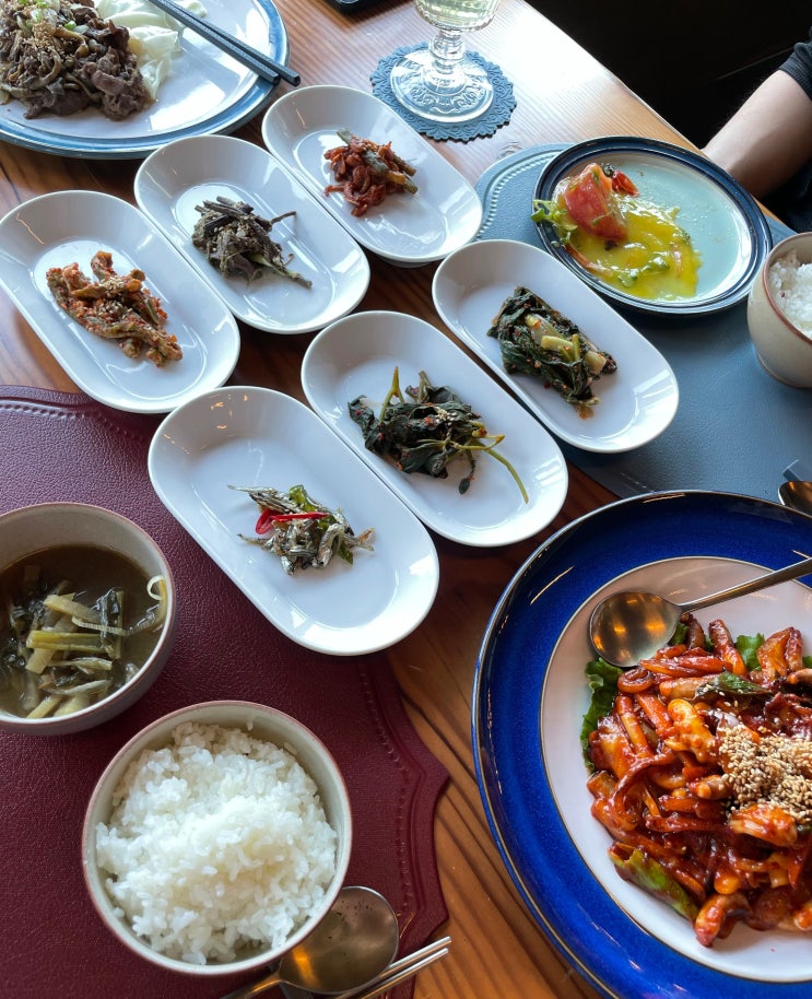  평택한정식맛집 파인다이닝 꽃다온 결혼기념일 코스 요리 식당