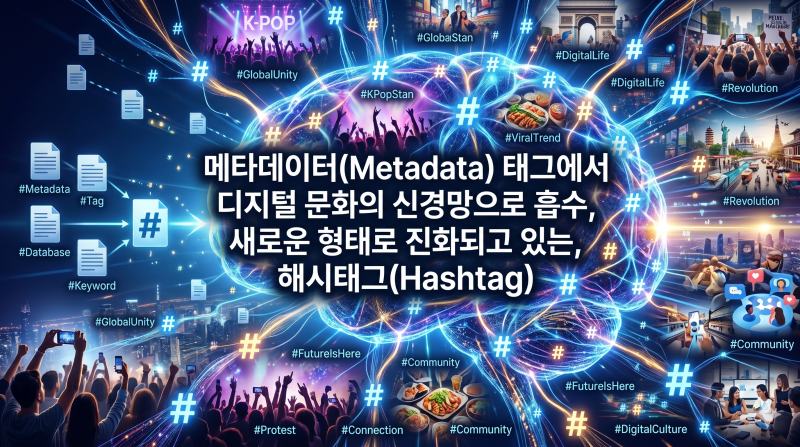 메타데이터(Metadata) 태그에서 디지털 문화의 신경망으로 흡수, 새로운 형태로 진화되고 있는,....