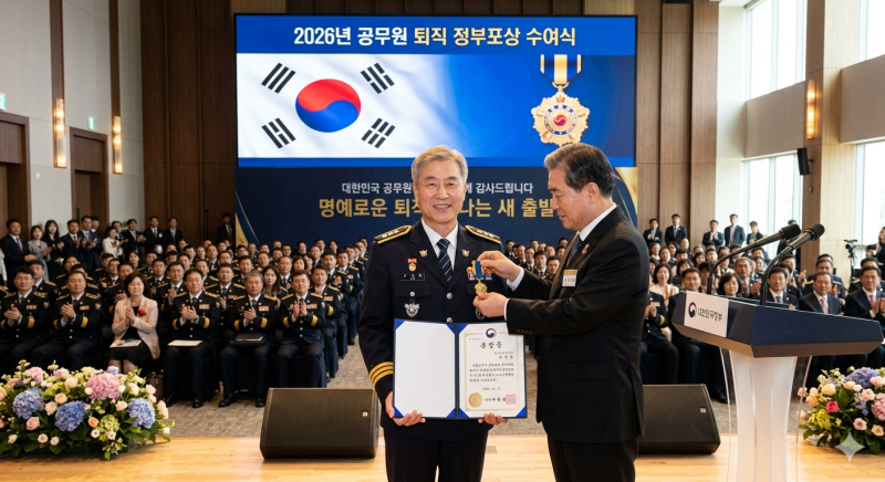 "30년 넘게 바친 청춘, 국가가 주는 최고의 명예" 공무원 퇴직 시 받는 '훈장'의 종류와 자격 ....