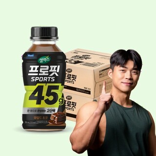  셀렉스 프로핏 스포츠 드링크 와일드 초코 - 운동 후 단백질 보충 350ml 20입