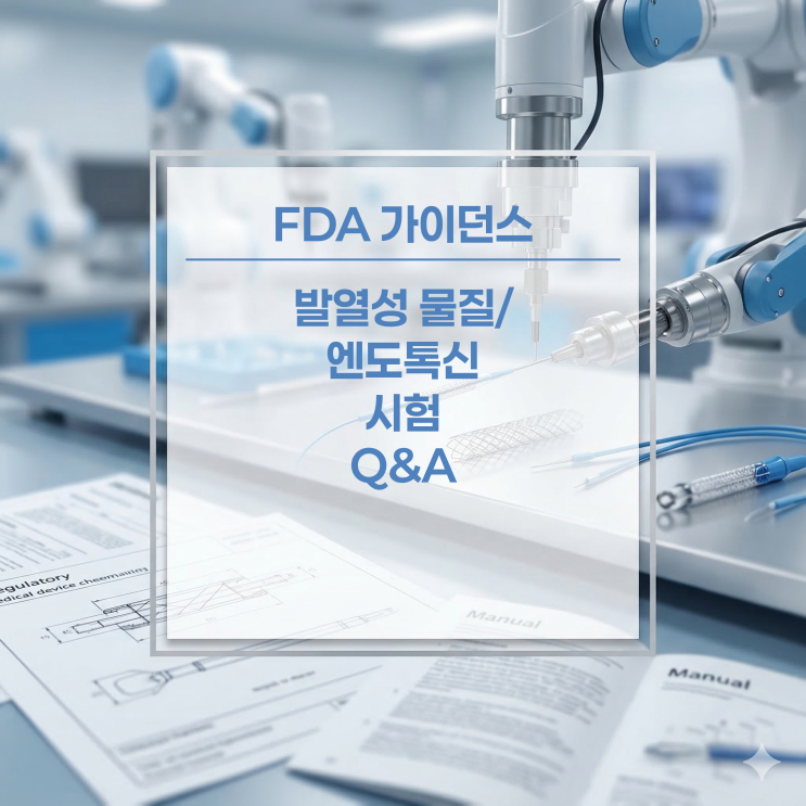  [FDA 가이던스] 발열성물질(Pyrogen) 및 엔도톡신 시험:질의응답