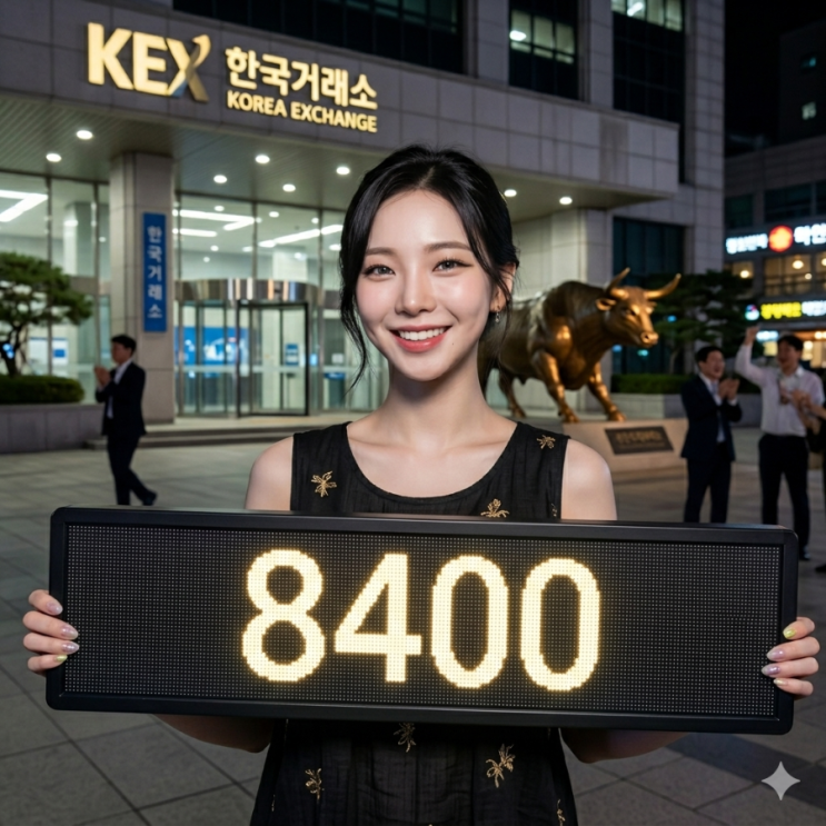  삼성전자 성과금 73.7% 찬성 가결 코스피 8400 장중 돌파 SK하이닉스 2배레버리지 27% 하루만 로켓