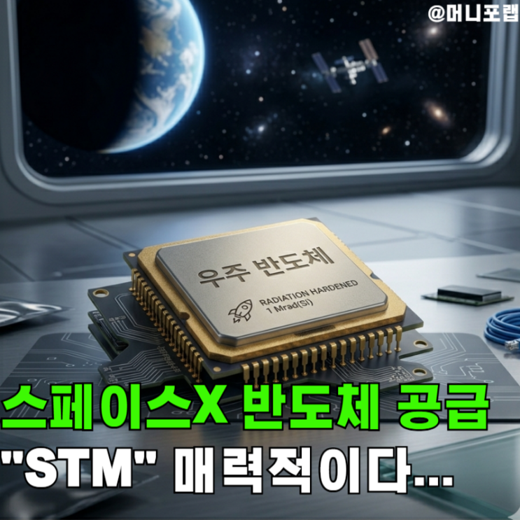  "스페이스X 관련주", 스타링크 반도체 공급하는 STM