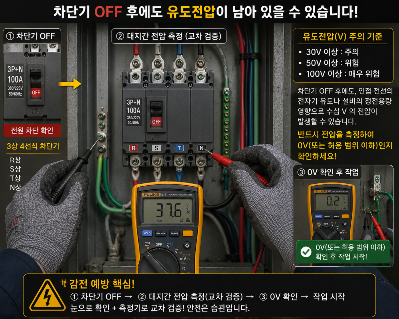 비접촉 검전기 사용법: 작업 전 '활선' 확인 안 하면 목숨이 위험합니다[산업 전기 기술 실무 ....