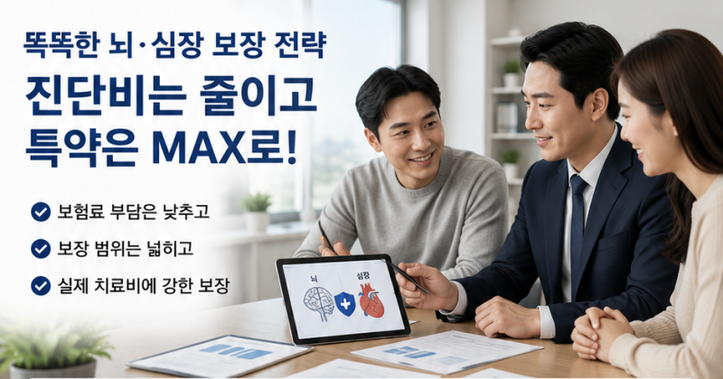 뇌혈관 심장질환 진단비 부담 줄이고 보장은 극대화하는 산정특례 수술비 조합 설계법