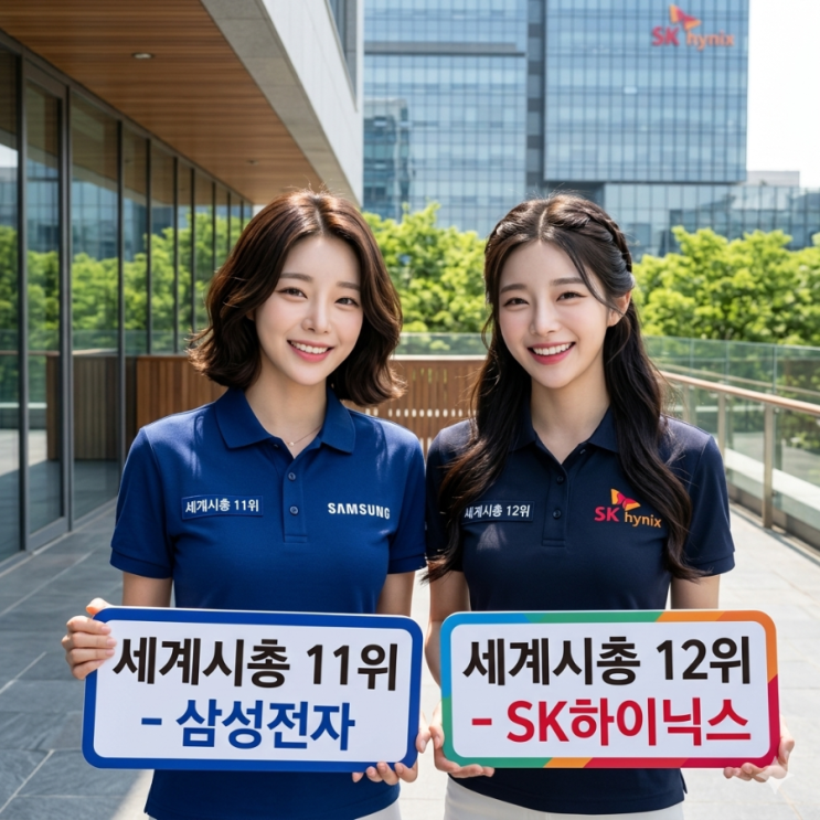  SK하이닉스 세계시총 12위 급등 1조달러 돌파 메모리반도체 랠리가 무섭다.