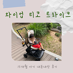 와이업 티코 트라이크 15개월 아기 내돈내산 사용 후기 (조립, 구성, 폴딩 방법)