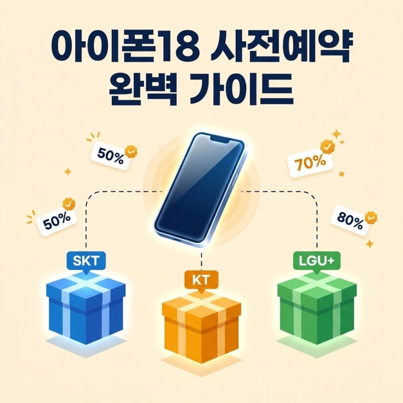 아이폰18 사전예약 방법 통신사별 혜택 및 가장 저렴한 구매 꿀팁