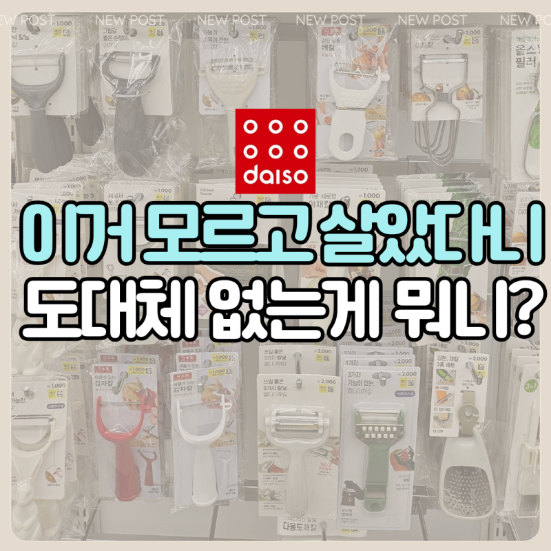 '이거 모르고 살았다니' 다이소 강판 채칼 멀티야채칼 4종