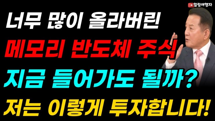  1년에 벌써 10배나 뛴 주식, 그런데 아직 2배 더 간다고?! 너무 많이 폭등한 메모리 반도체 주식! 지금 들어가도 될까? 저는 이렇게 투자합니다!