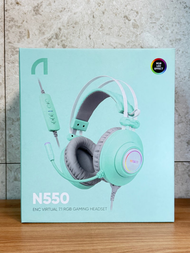 XL 헤드셋 쓰던 사람이 만족한 앱코 N550 후기 (민트색)