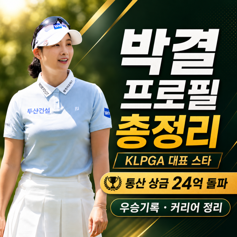 박결 프로, KLPGA 대표 스타의 커리어 총정리 ️♀️