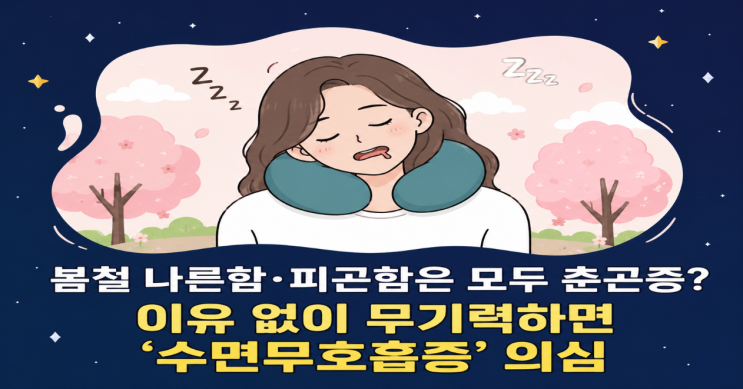  코르티솔 호르몬의 비밀! 무기력함과 낮달맞이 졸음, 단순 춘곤증 아닌 수면장애. 무기력함 지속된다면 '이 질환' 의심!