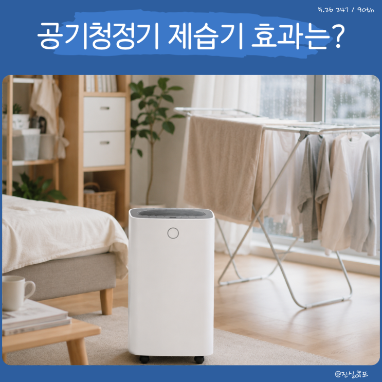  소형 미니 공기청정기 제습기 10리터 용량 어떨까? 원룸 효과 분석