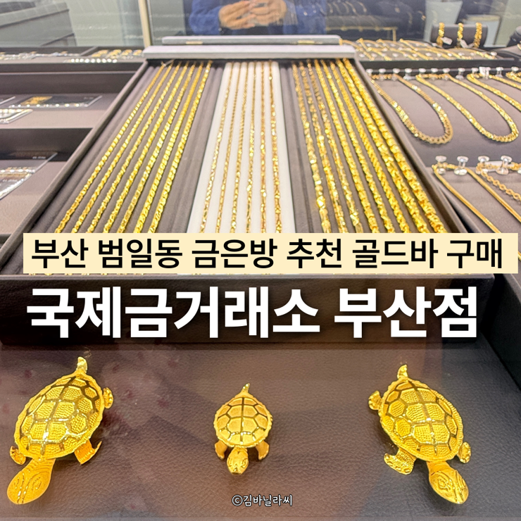  부산 범일동 금은방 추천 국제금거래소 돌반지 판매 골드바 구매 후기