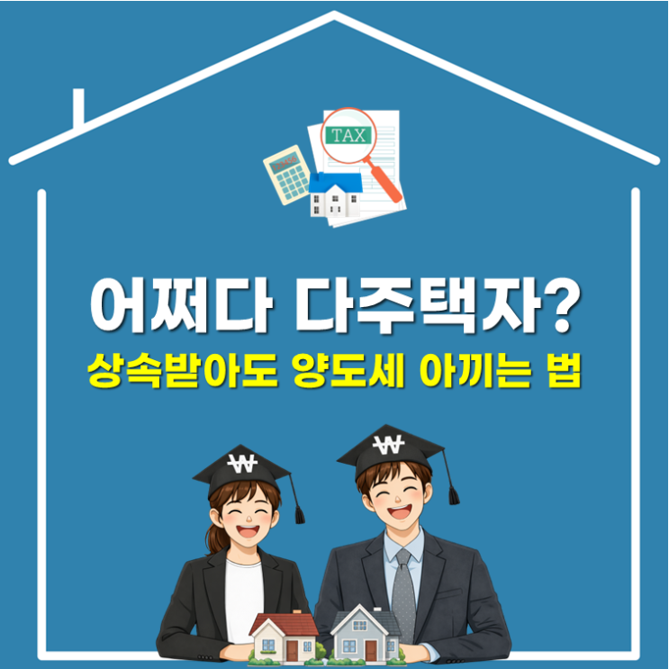 일시적 1가구 2주택 양도소득세 비과세 핵심 조건(ft. 상속주택 양도세)