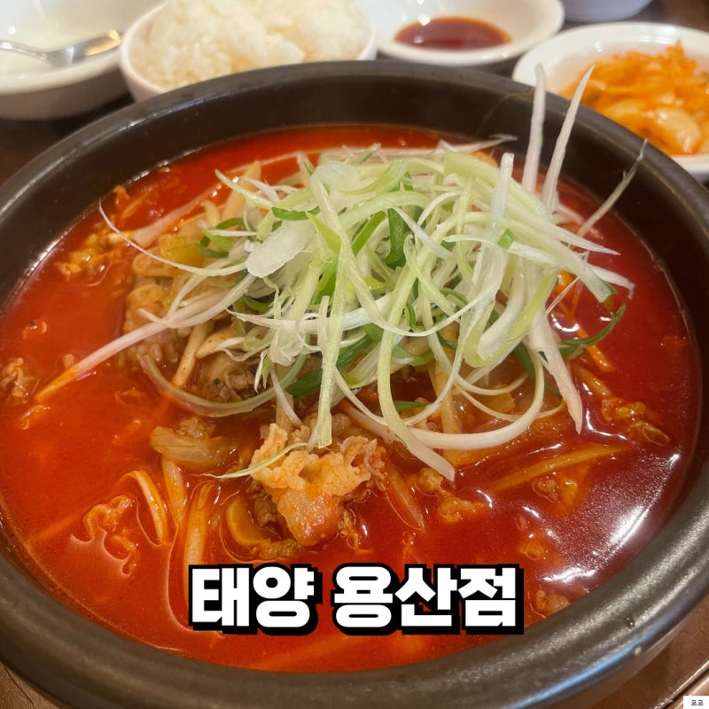 삼각지 중국집: 태양 용산점 짬뽕, 탕수육 후기
