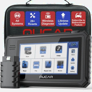  MUCAR VO6 OBD2 스캐너 - 전체 시스템 진단과 28가지 리셋 기능 포함