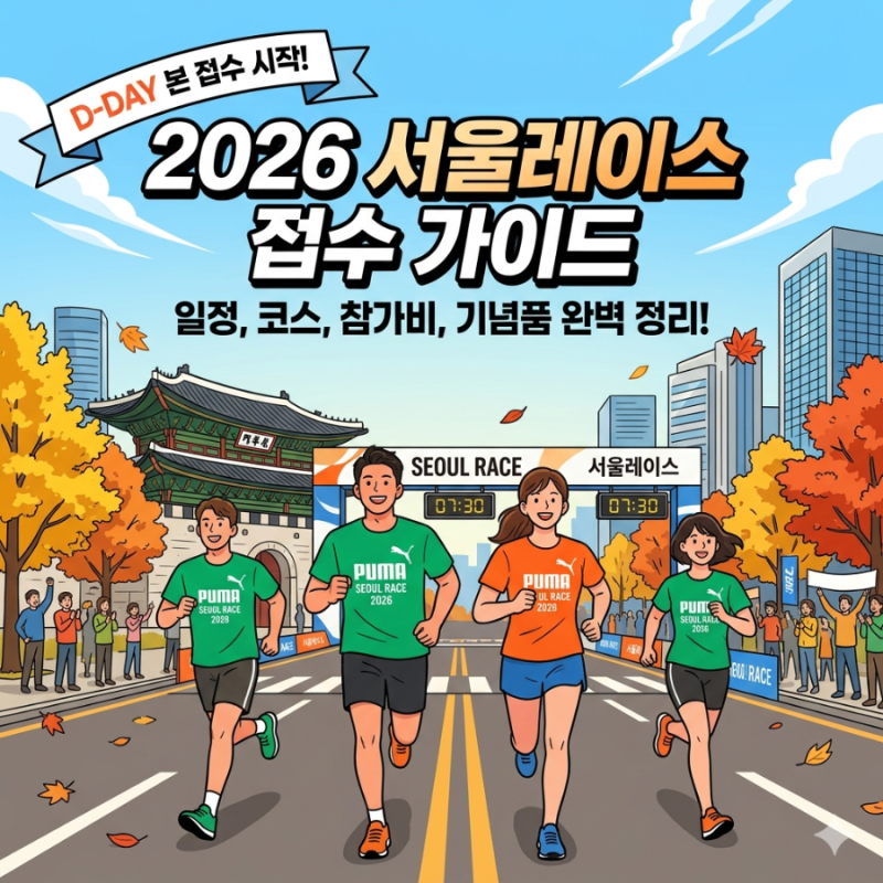 2026 서울레이스 접수 일정 코스 참가비 기념품