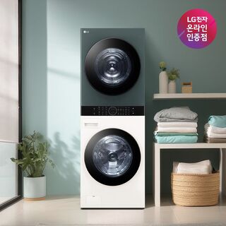  트롬 오브제컬렉션 워시타워 W21EGAM - 세탁24kg 건조21kg 통합설계