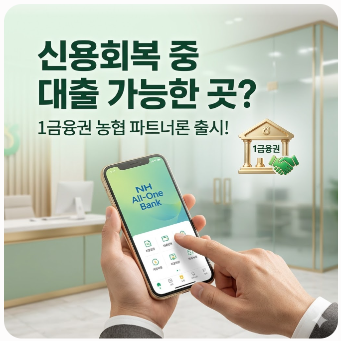  신용회복 중 대출 가능한 곳? 1금융권에서도 가능하다는데