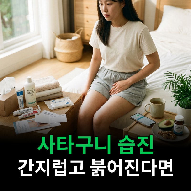 사타구니 습진 간지럽고 붉어진다면 확인해야