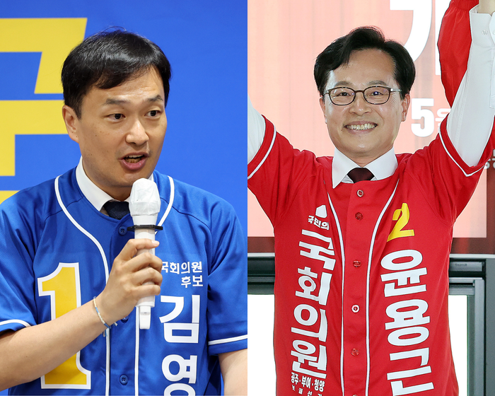 8% 국민의힘 <b>윤용근</b> 42.4%, <b>국회의원</b> 보궐선거 후보