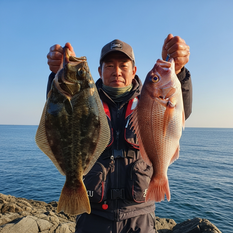  완도 광어/참돔 산란 피크 적중! 무시물때 선상낚시 대박 비법
