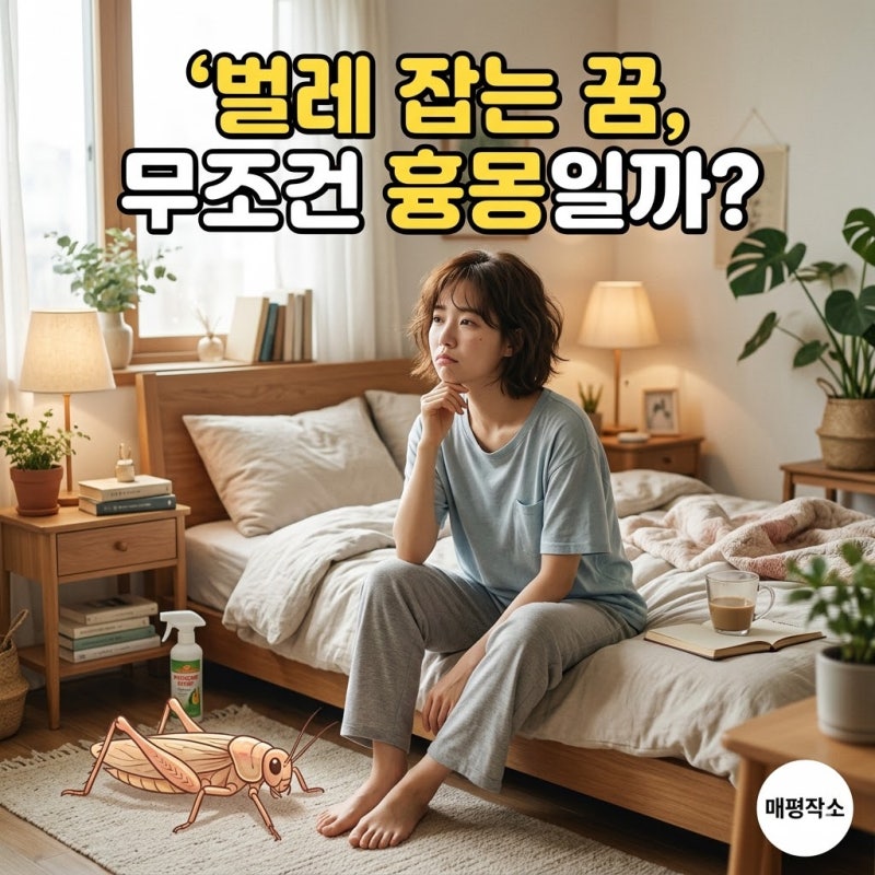 '벌레 죽이는 꿈'의 진짜 의미, 어떻게 죽였는지가 중요!