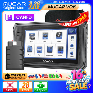  MUCAR VO6 OBD2 자동차 진단기 - 차량 엔진부터 ABS까지 스마트 자가진단