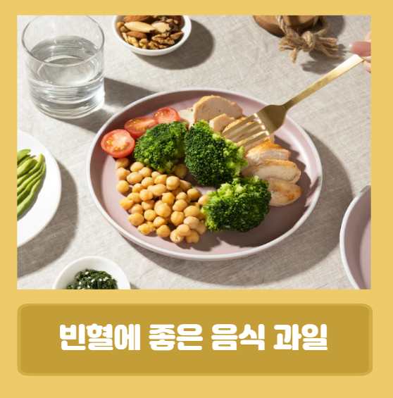 빈혈에 좋은 음식 과일 6가지씩 알아볼게요