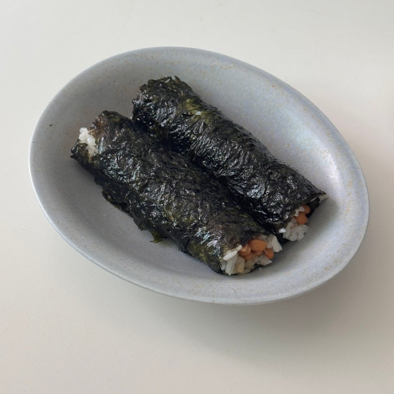일본 편의점 낫또김밥 만들기
