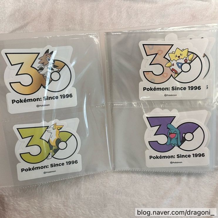  다이소템으로 포켓몬 30주년 스티커 바인더 장만하기