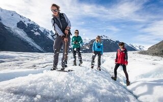  태즈먼 빙하 헬리 하이킹 - 상공 관람과 빙상 trekking의 완벽한 조화