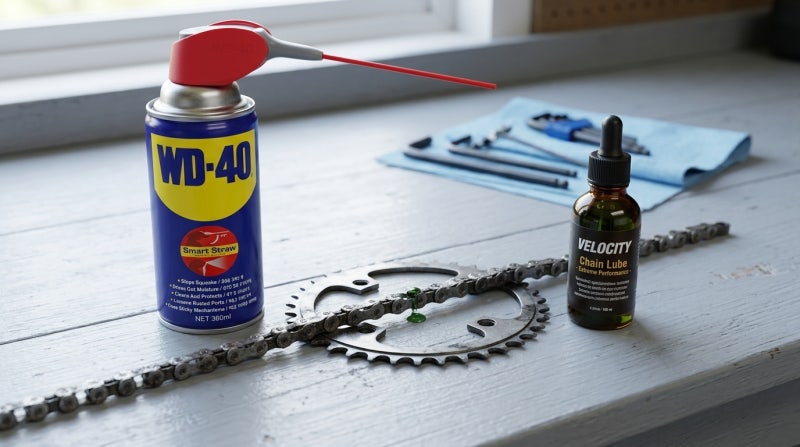 WD-40, 자전거 체인오일 대신 써도 될까?