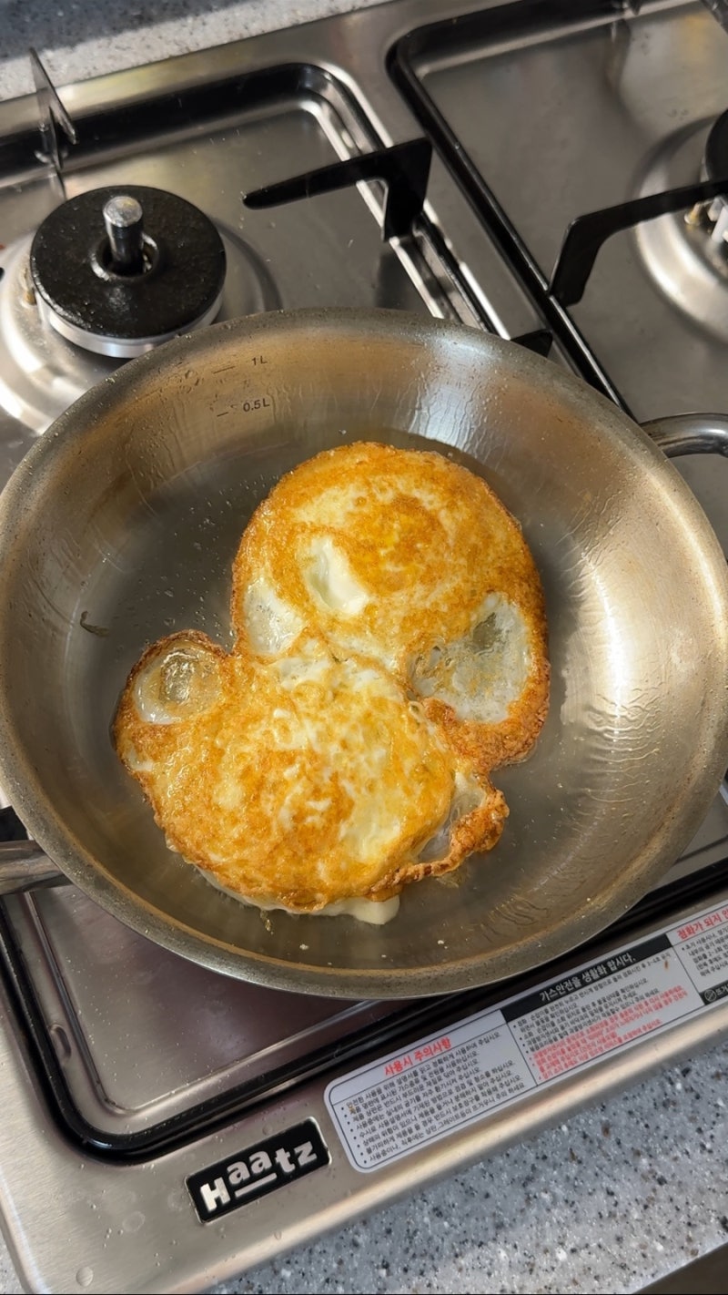 스텐 후라이팬 사용법 스텐팬 길들이기 초보도 한번에 성공하는 스테인레스 팬 들러붙지 않....