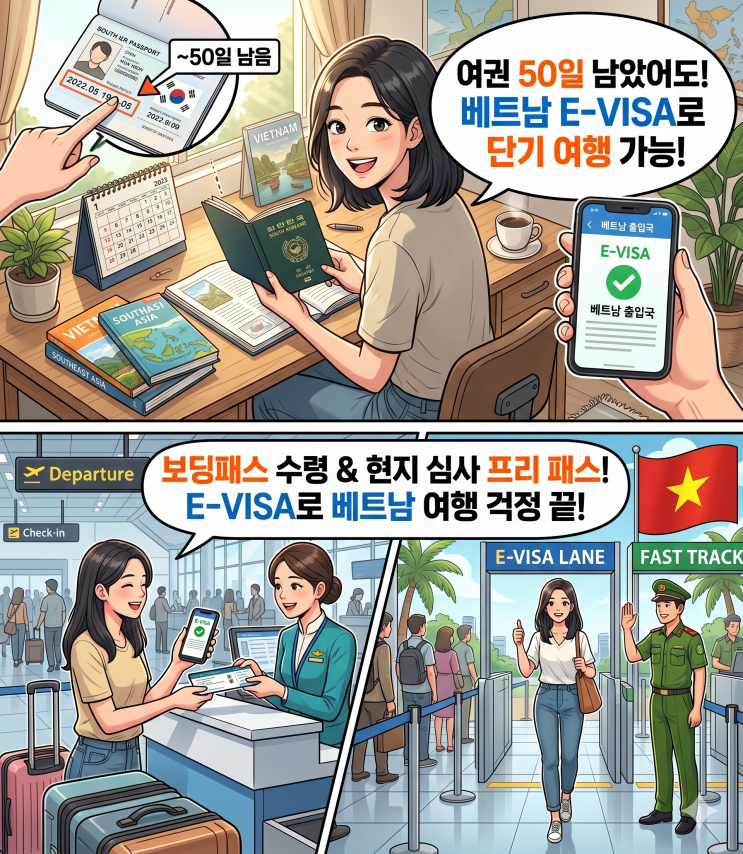  베트남 여권 6개월 미만 공항 체크인부터 현지 입국까지 가능한 단 한 가지 방법