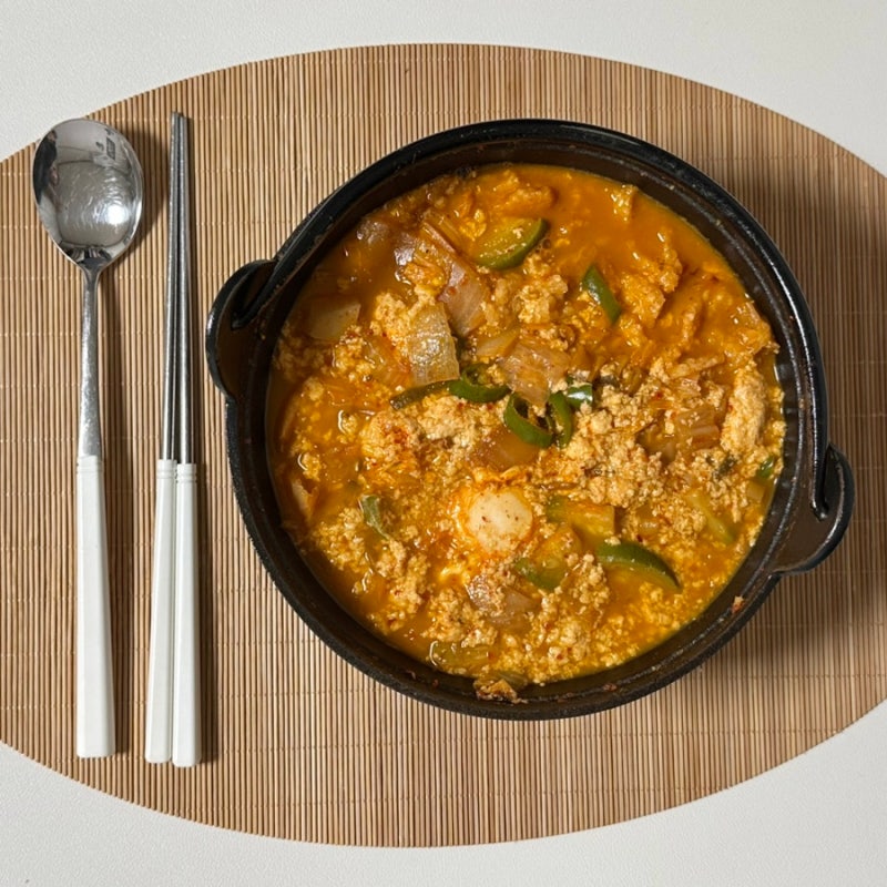 국산콩두부 청해두부 토종 순두부 요리 : 얼큰한 초당순두부찌개 황금레시피
