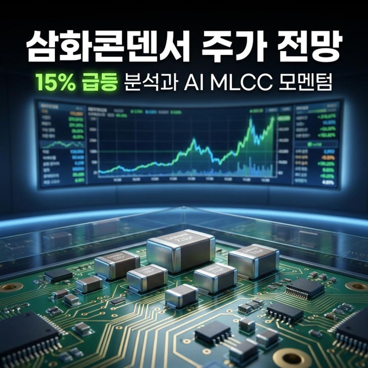  삼화콘덴서 주가 전망 15% 급등 분석과 AI MLCC 모멘텀