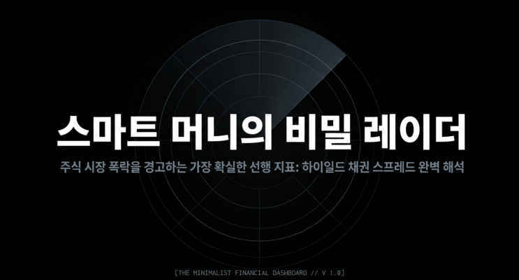  하이일드 채권 스프레드 완벽 해석: 주식 시장 폭락을 경고하는 가장 확실한 선행 지표